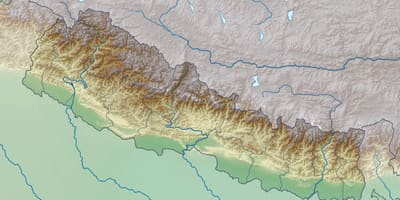 Nepal 3D xəritə