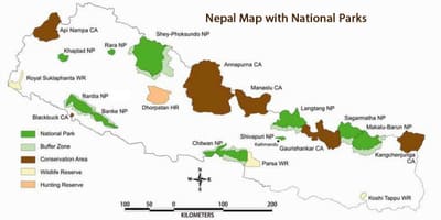 Kart Nepal milli parklar