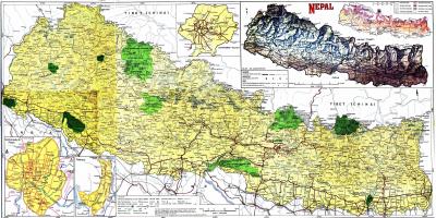 Yol xəritəsi Nepal ilə məsafə